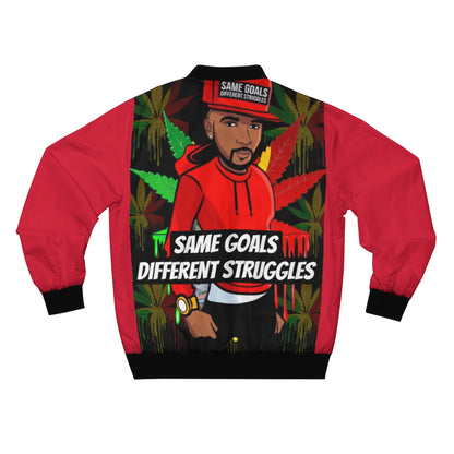 Same Goals Different Struggles Men’s  Bomber Jacket