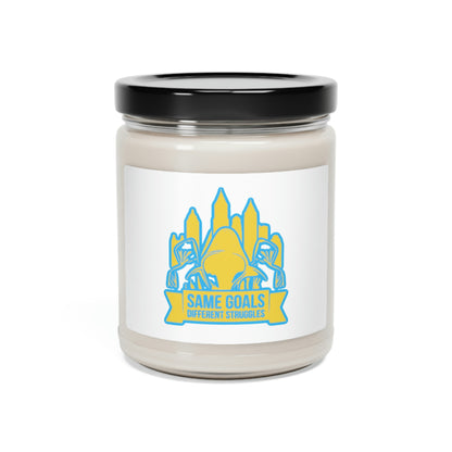 Same Goals Different Struggles Scented Soy Candle, 9oz