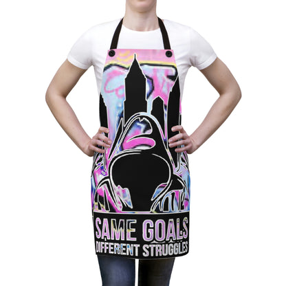 Same Goals Different Struggles Apron