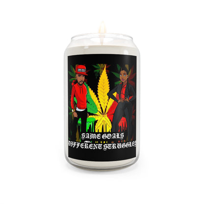 Same Goals Different Struggles Scented Candle, 13.75oz