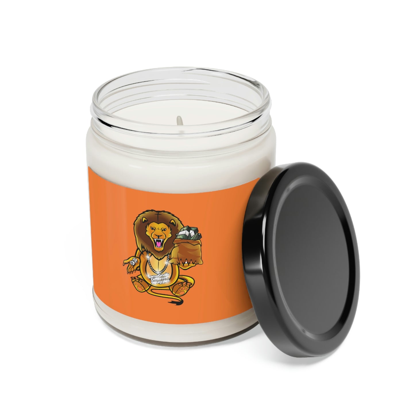 Same Goals Different Struggles for Scented Soy Candle, 9oz