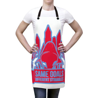 Same Goals Different Struggles Apron