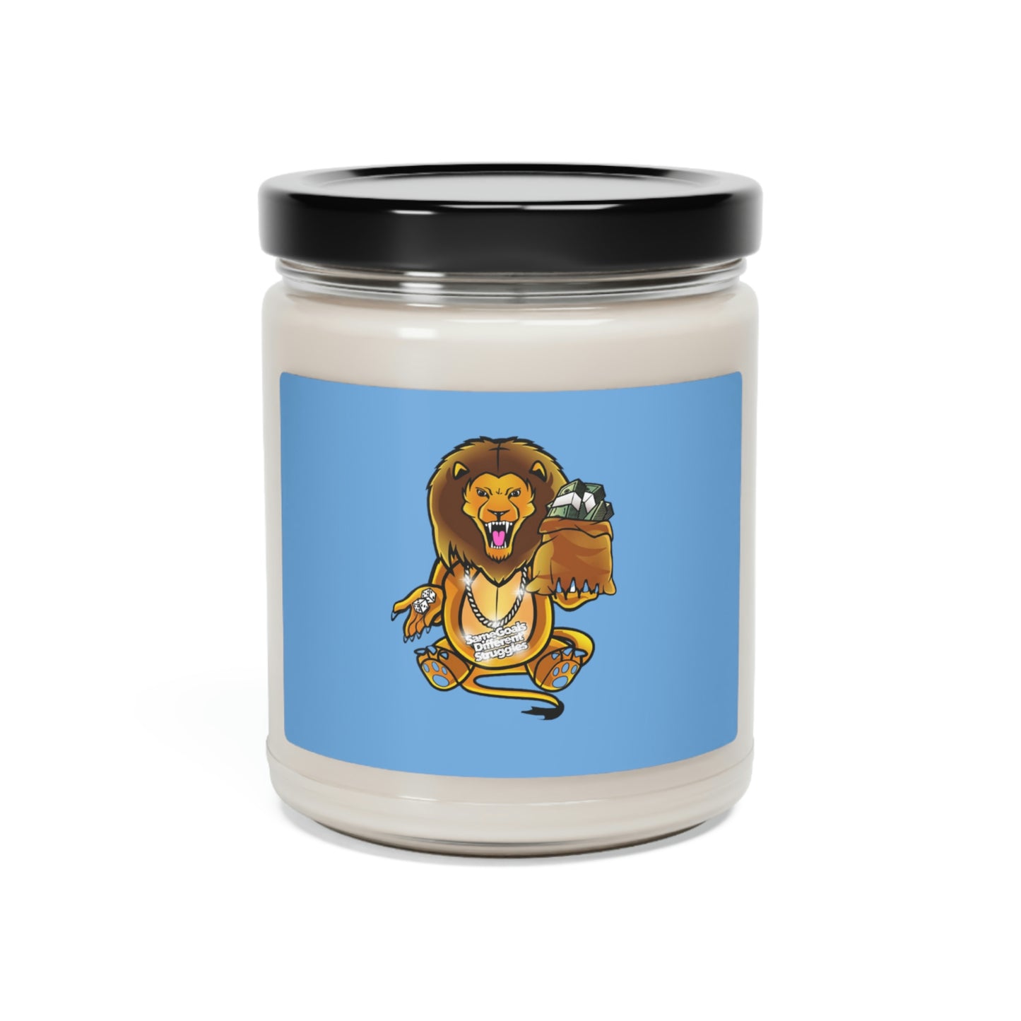 Same Goals Different Struggles Scented Soy Candle, 9oz