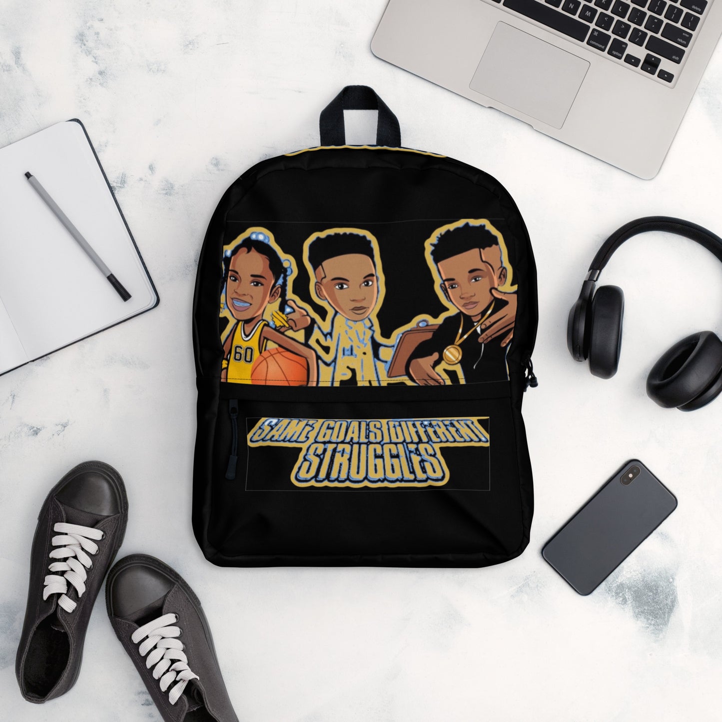 Same Goals Different Struggles Backpack