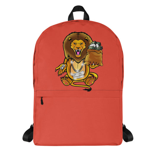 Same Goals Different Struggles Orange Red Backpack