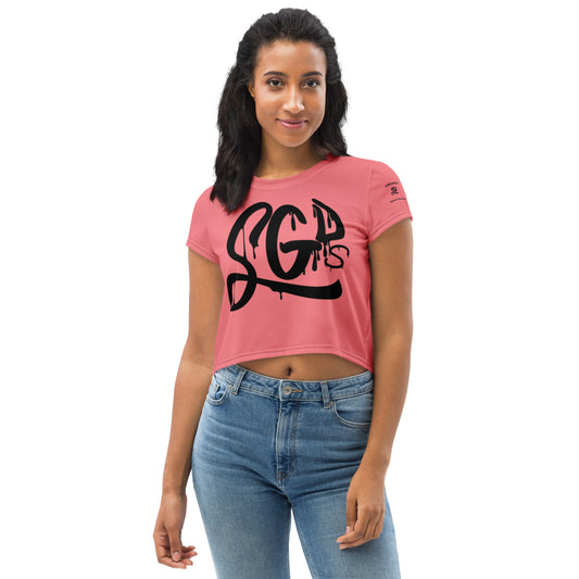 Same Goals Different Struggles Women’s Crop Tee