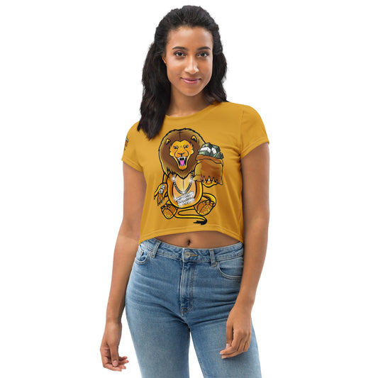 Same Goals Different Struggles Buttercup Women’s Crop Tee