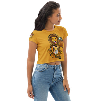 Same Goals Different Struggles Buttercup Women’s Crop Tee