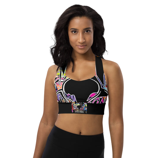 Same Goals Different Struggles Women’s Longline sports bra