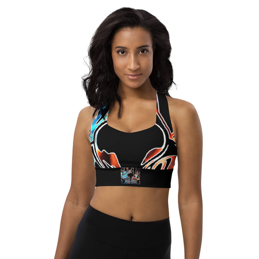 Same Goals Different Struggles Women’s Longline sports bra