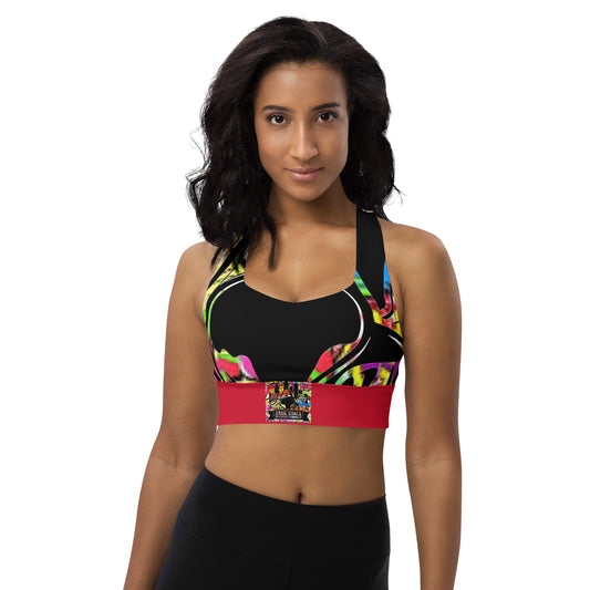 Same Goals Different Struggles Women’s Longline sports bra