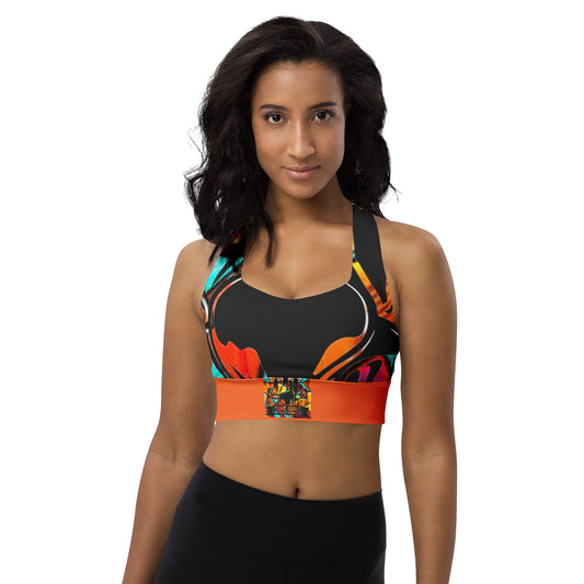 Same Goals Different Struggles Women’s Longline sports bra