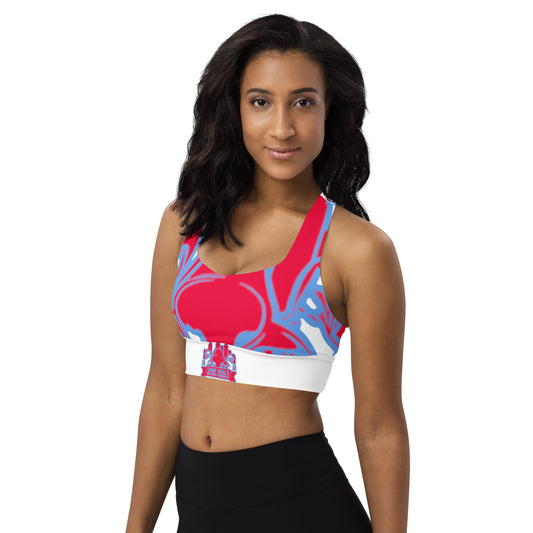 Same Goals Different Struggles Women’s Longline sports bra