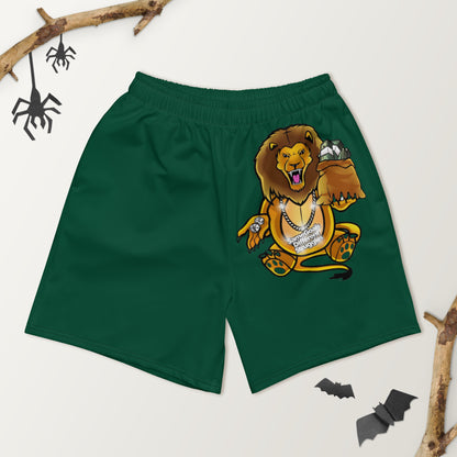 Same Goals Different Struggles British Racing Green Men's Recycled Athletic Shorts