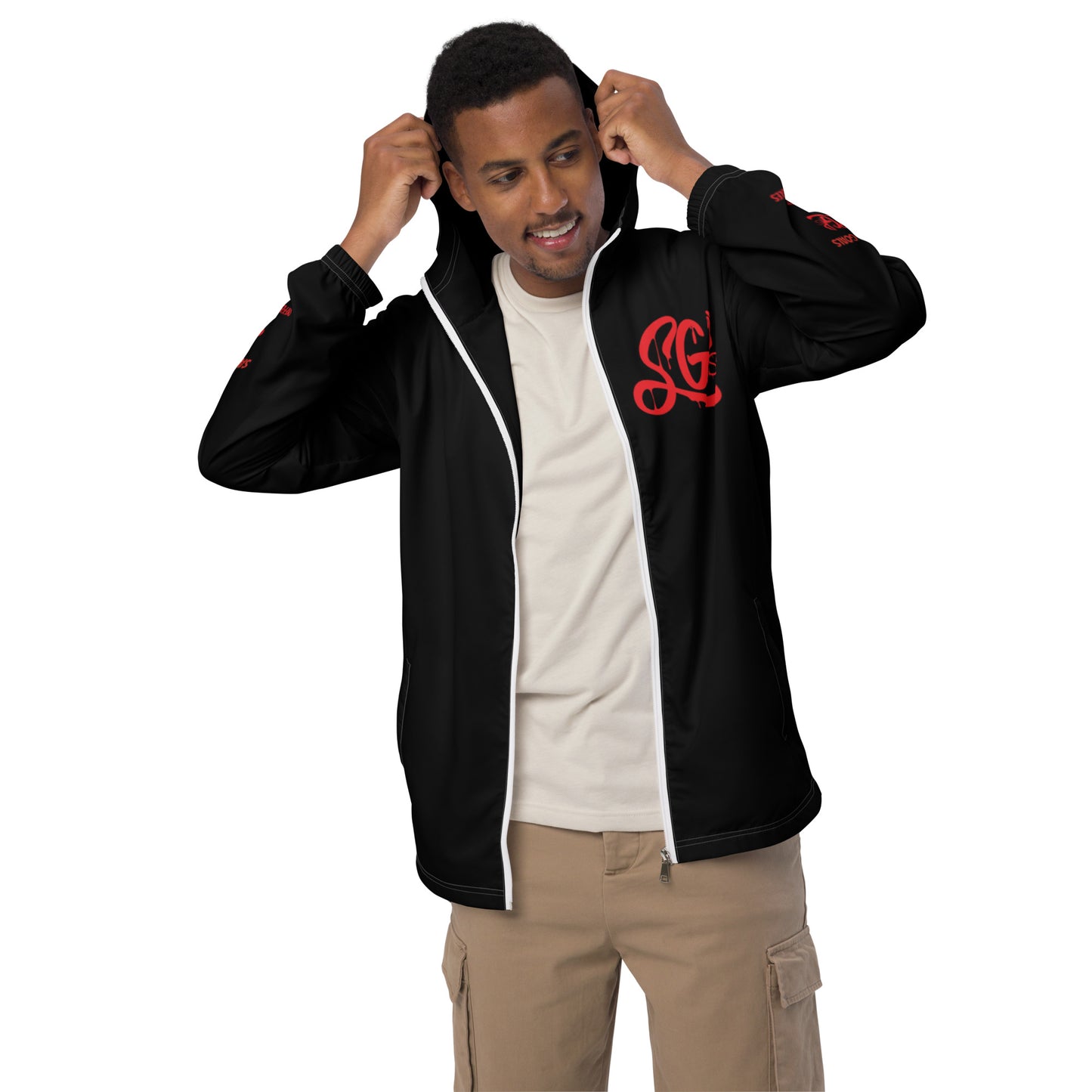 Same Goals Different Struggles Men’s windbreaker