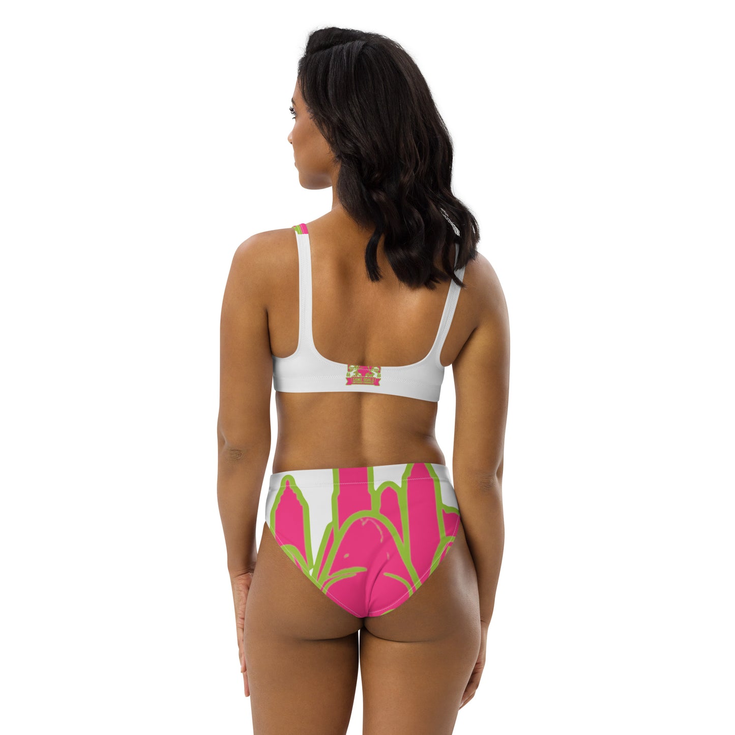 Same Goals Different Struggles Women’s Recycled high-waisted bikini