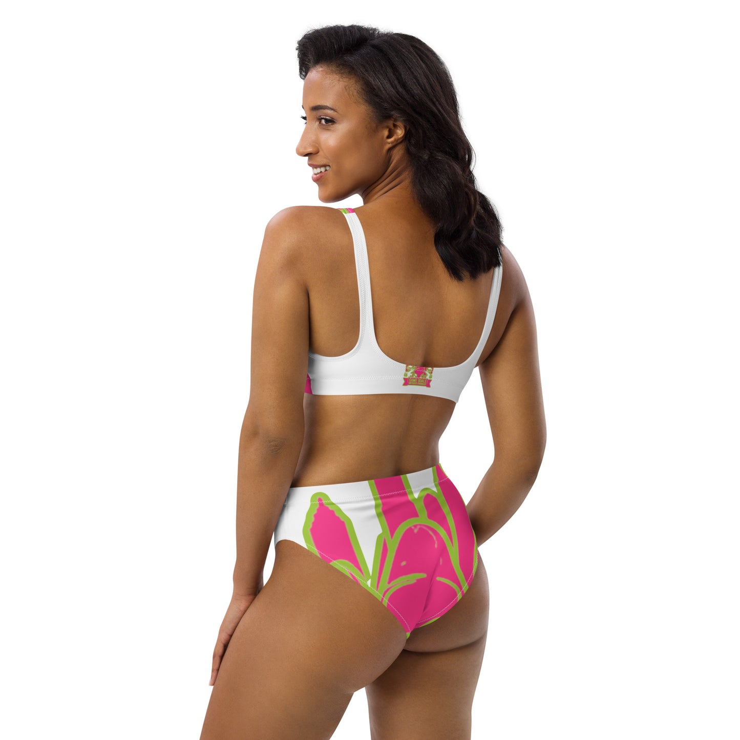 Same Goals Different Struggles Women’s Recycled high-waisted bikini