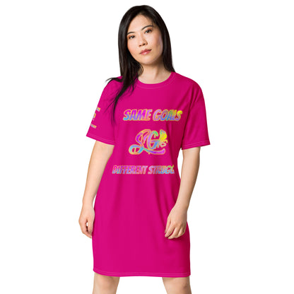 Same Goals Different Struggles Women’s T-shirt dress