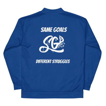 Same Goals Different Struggles Mens Bomber Jacket