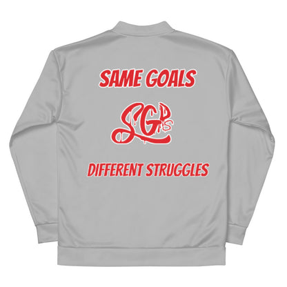 Same Goals Different Struggles Men’s  Bomber Jacket