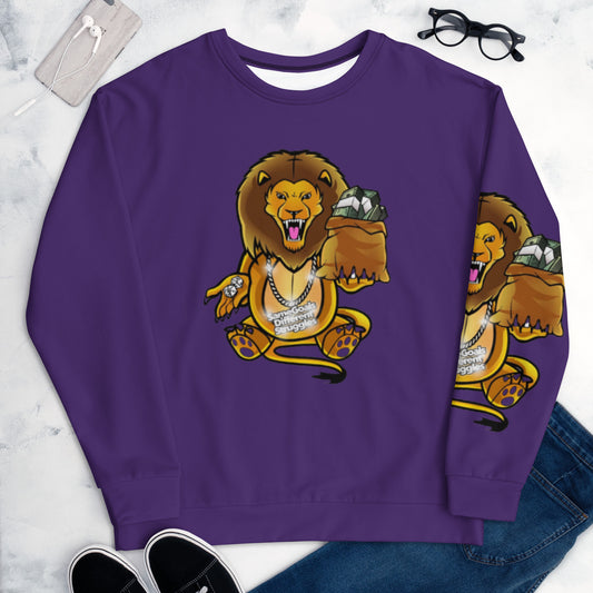 Same Goals Different Struggles Purple Sweatshirt