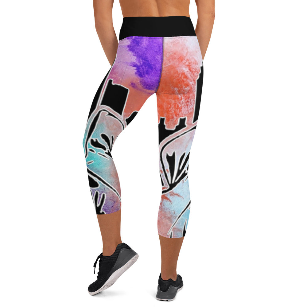 Same Goals Different Struggles Women’s Yoga Capri Leggings