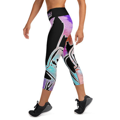 Same Goals Different Struggles Women’s Yoga Capri Leggings