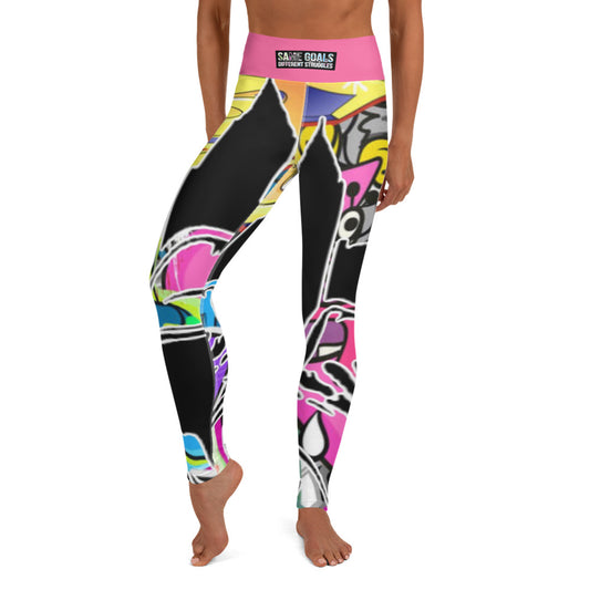 Same Goals Different Struggles Women’s Yoga Leggings