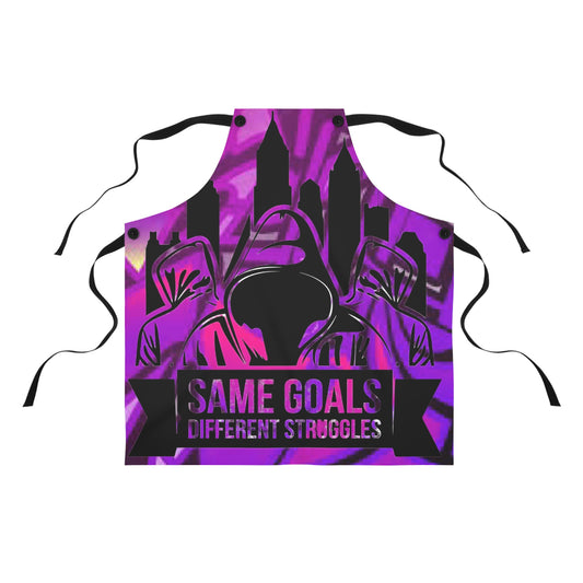 Same Goals Different Struggles Apron (AOP)