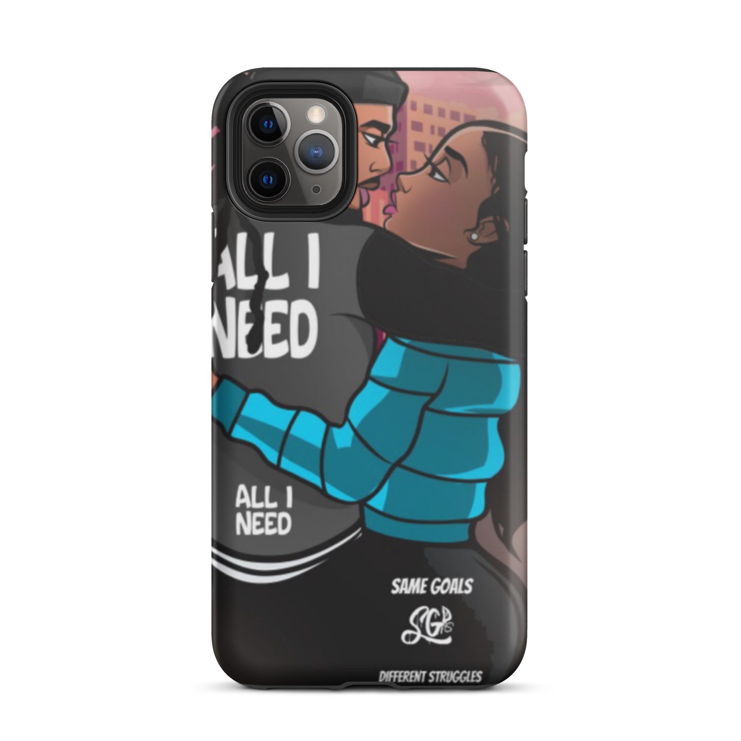 Same Goals Different Struggles Tough iPhone case