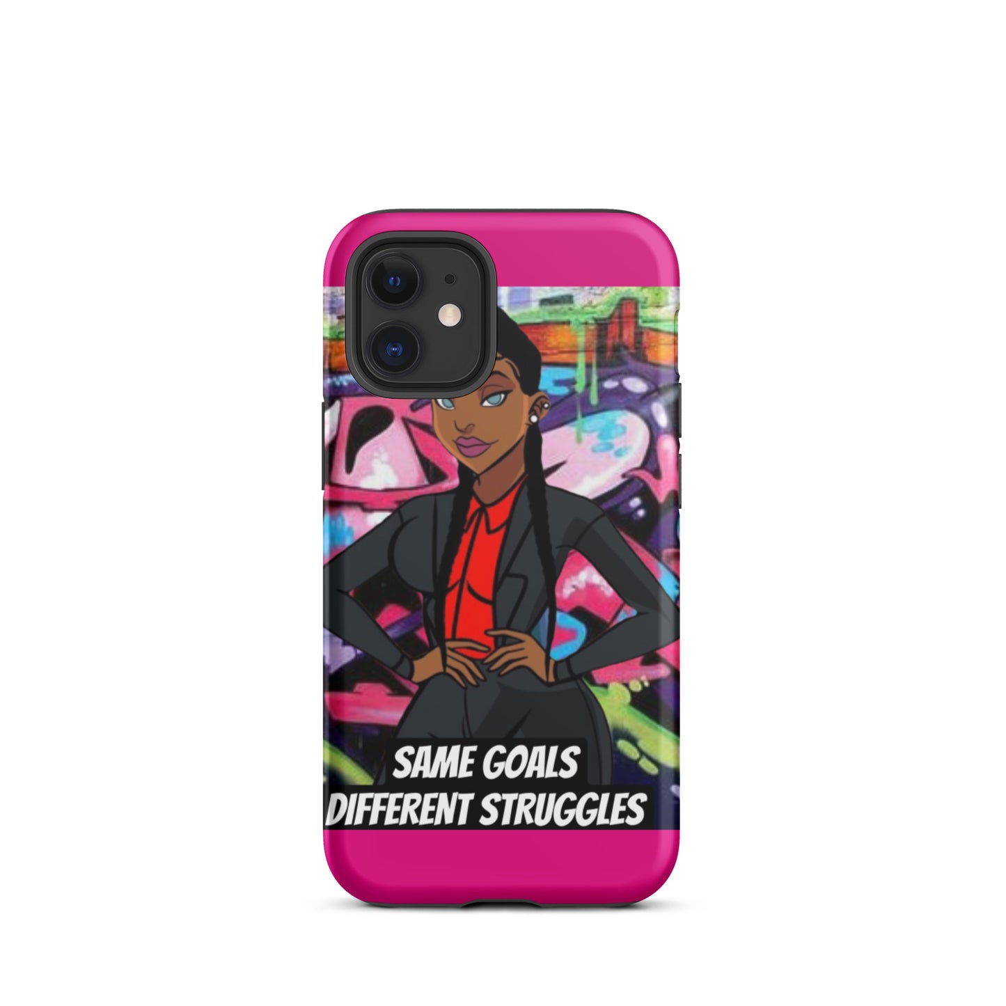 Same Goals Different Struggles Tough iPhone case