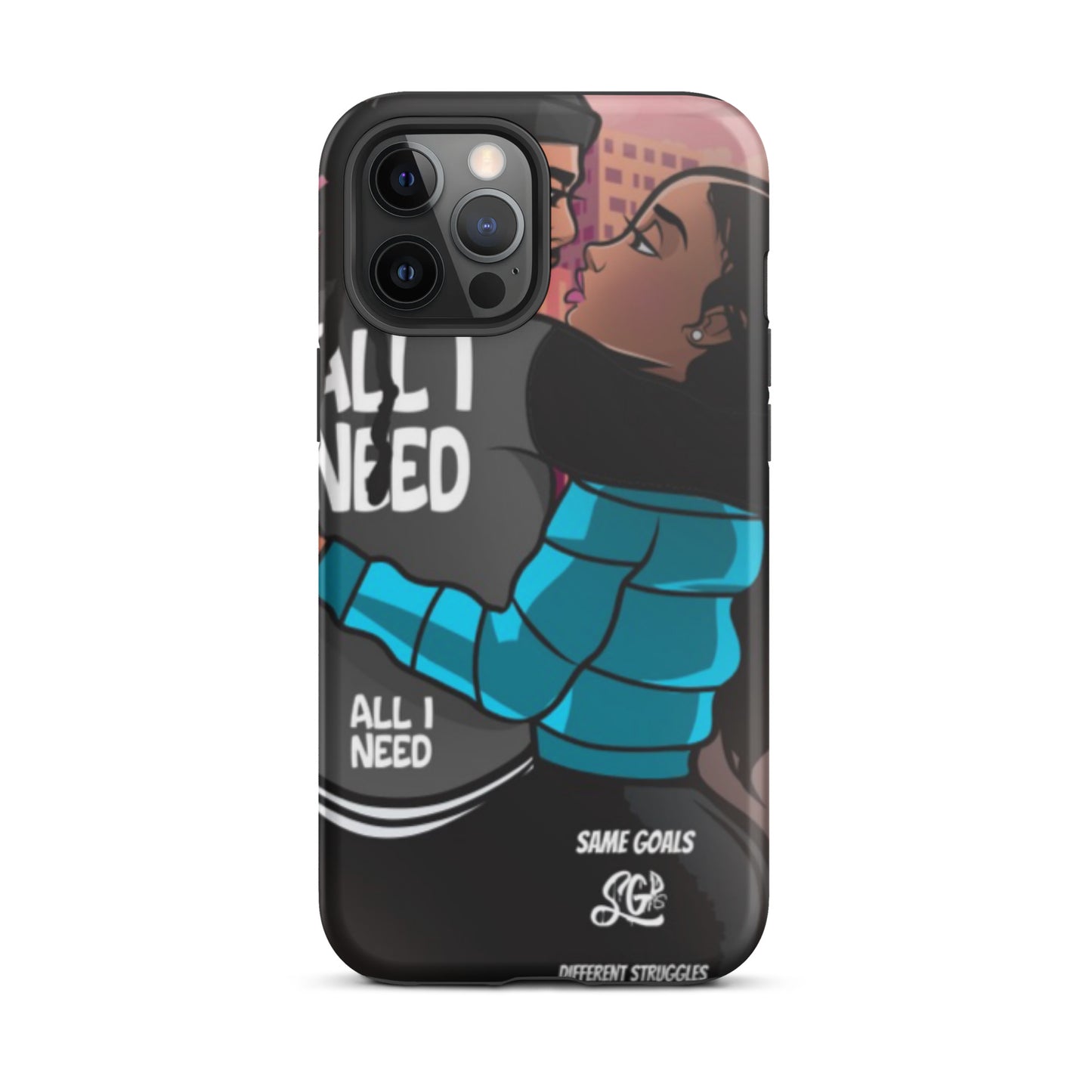 Same Goals Different Struggles Tough iPhone case