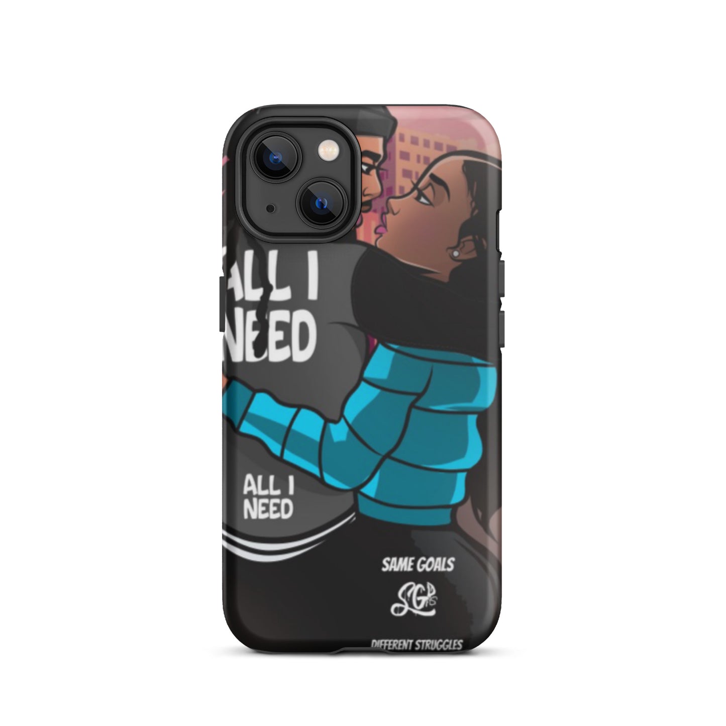 Same Goals Different Struggles Tough iPhone case