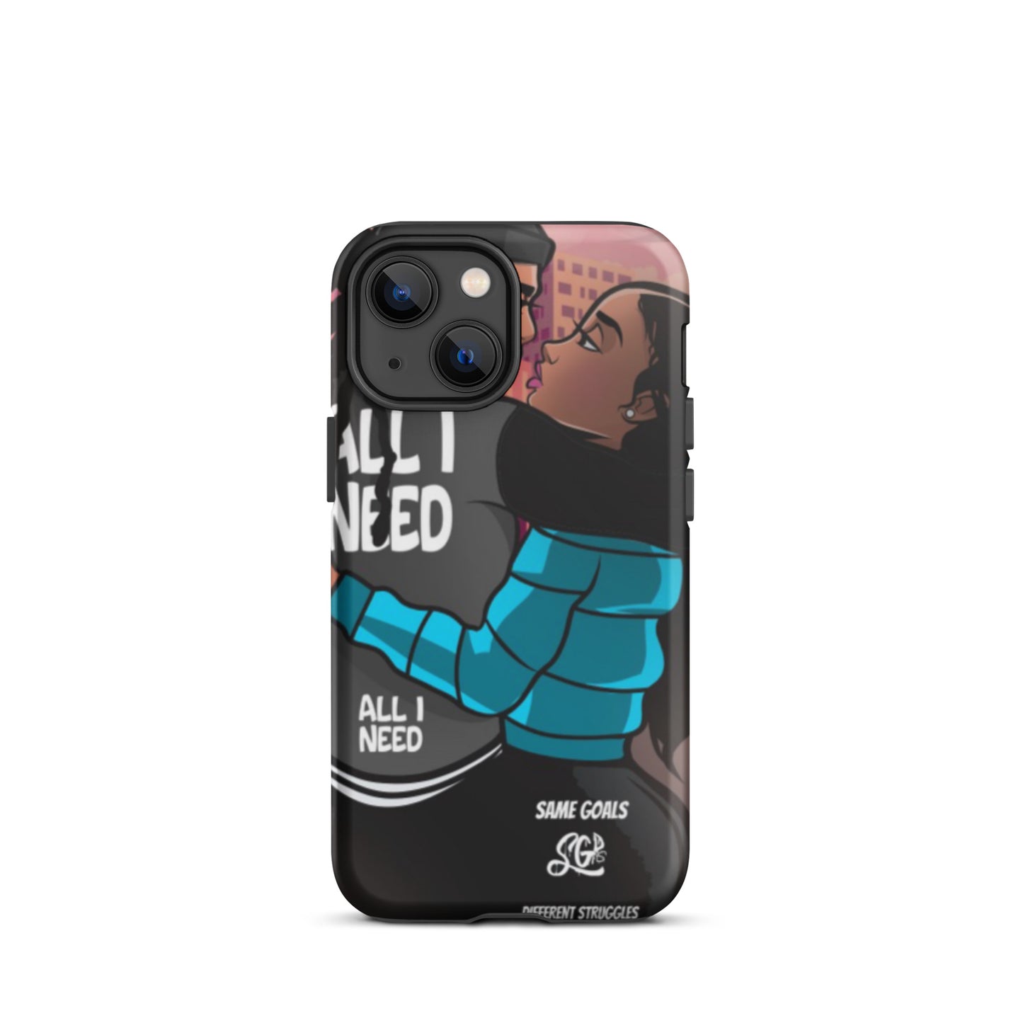 Same Goals Different Struggles Tough iPhone case