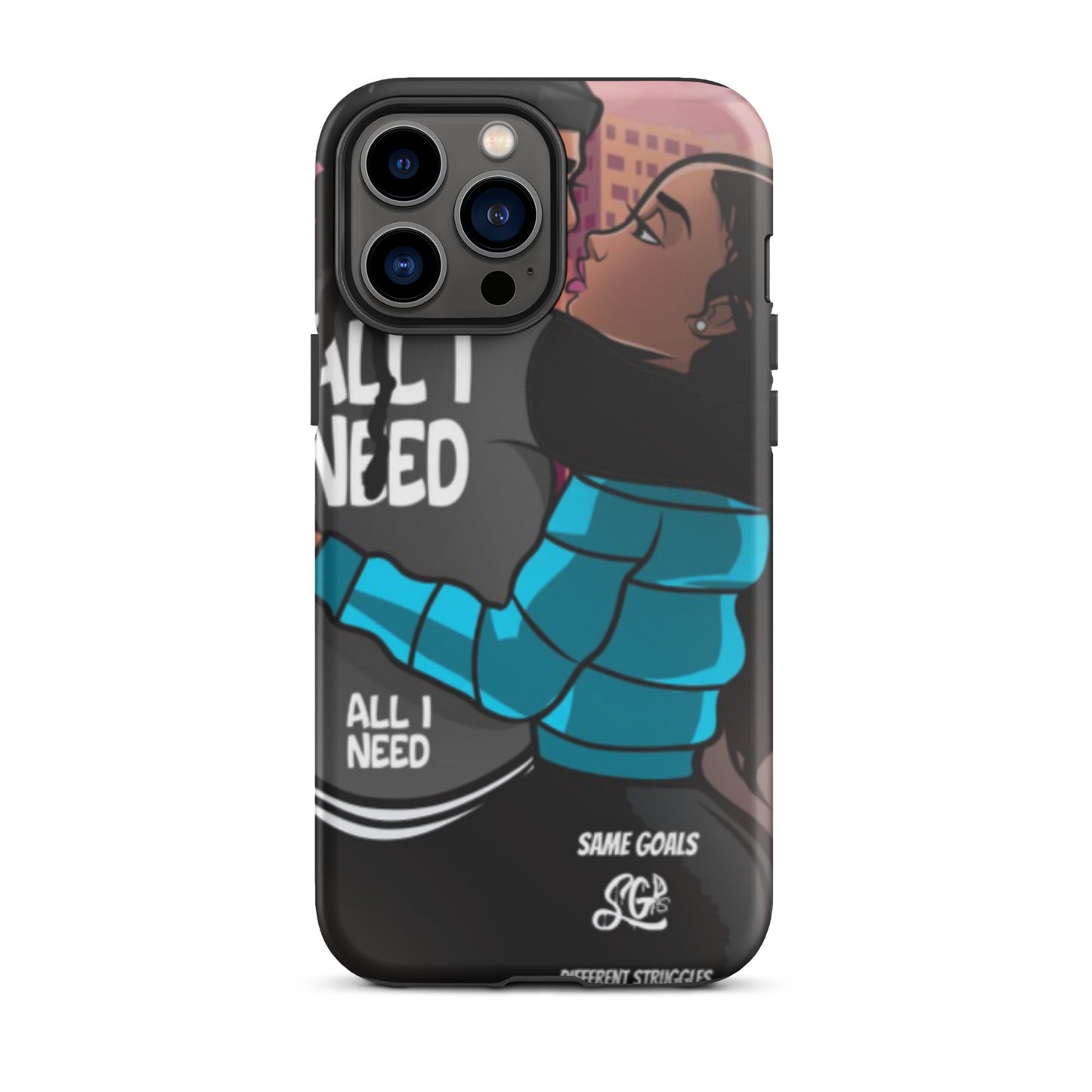 Same Goals Different Struggles Tough iPhone case