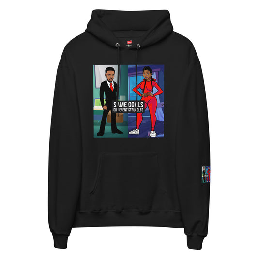 Same Goals Different Struggles Men’s hoodie