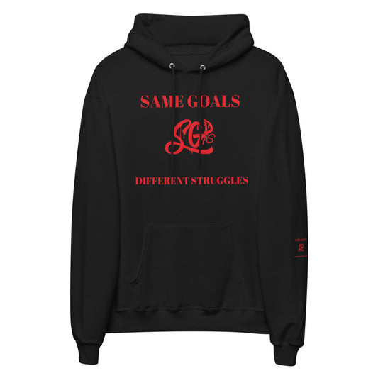 Same Goals Different Struggles Mens hoodie