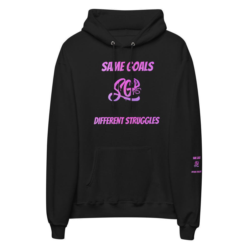 Same Goals Different Struggles Women’s hoodie