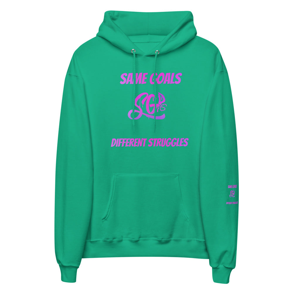 Same Goals Different Struggles Women’s hoodie