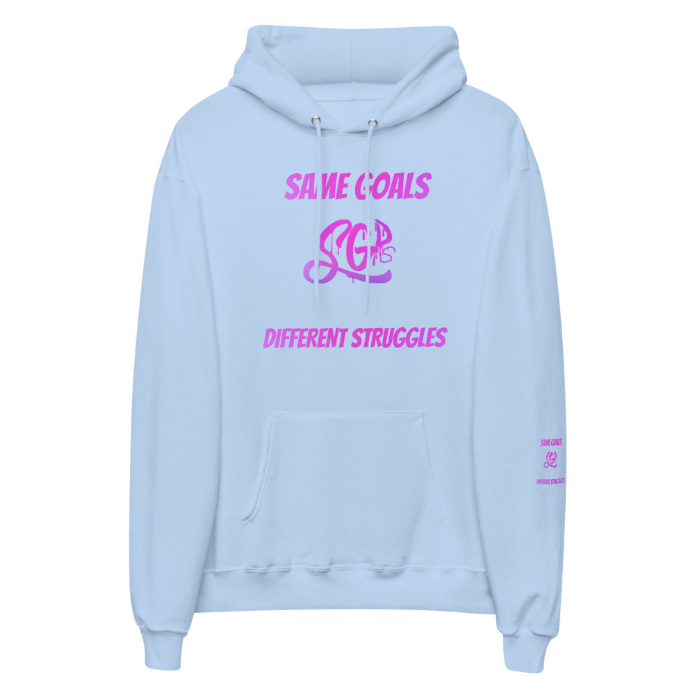 Same Goals Different Struggles Women’s hoodie