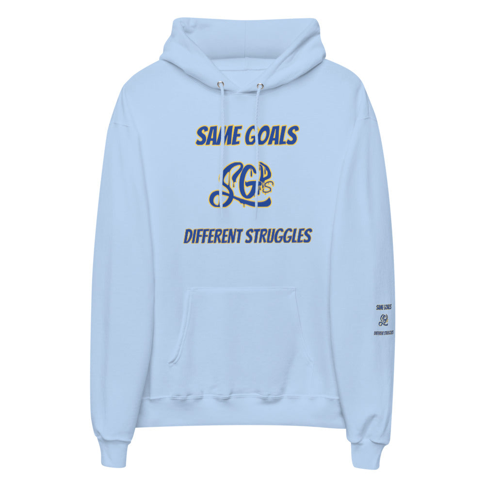 Same Goals Different Struggles Mens hoodie