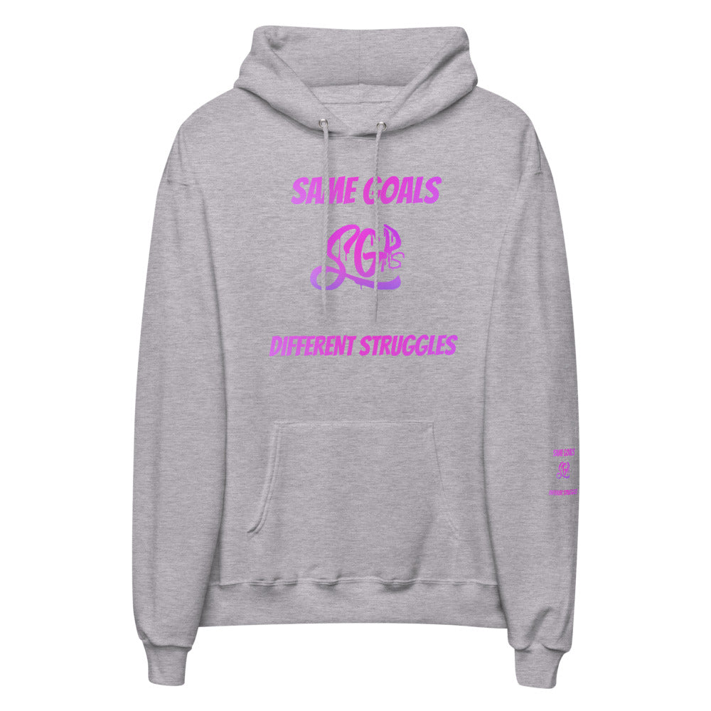 Same Goals Different Struggles Women’s hoodie