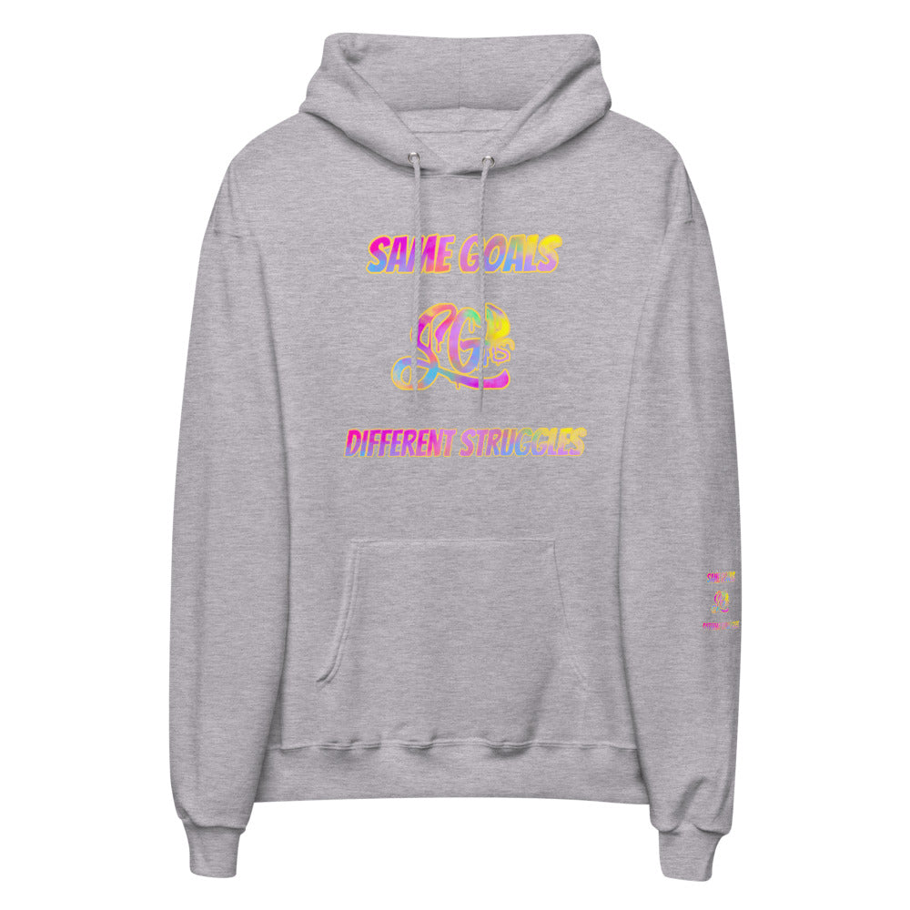 Same Goals Different Struggles Women’s hoodie