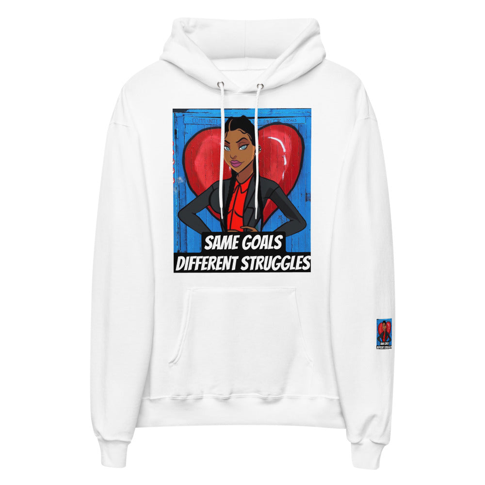 Same Goals Different Struggles Women  hoodie