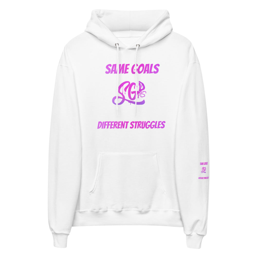 Same Goals Different Struggles Women’s hoodie