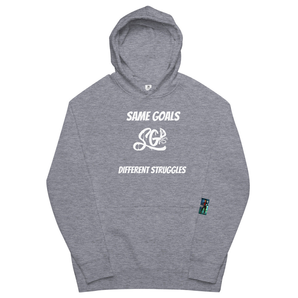 Same Goals Different Struggles Mens Hoodie