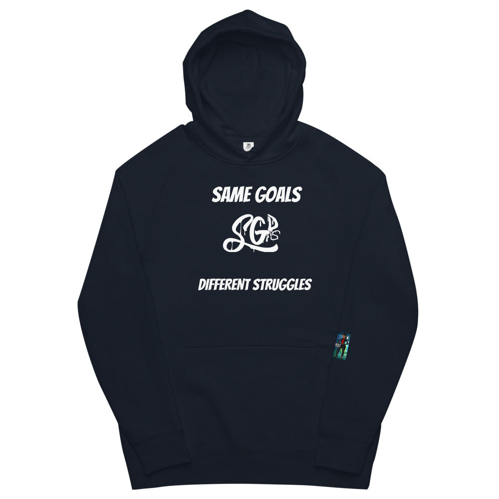 Same Goals Different Struggles Mens Hoodie