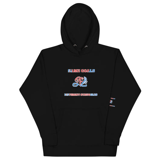 Same Goals Different Struggles Women’s  Hoodie