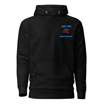 Same Goals Different Struggles Men’s Hoodie