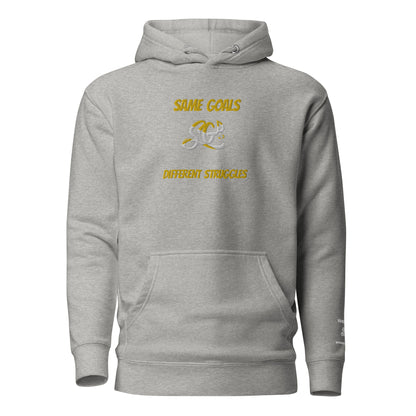 Same Goals Different Struggles Men’s Hoodie